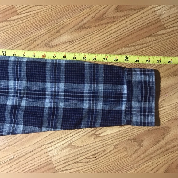 Grayers Clothiers Heritage Flannel Shirt Mens XXL Blue Gray Plaid Button Up NWT - Picture 9 of 12